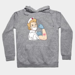 Rosie the Riveter Nurse Hoodie